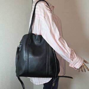 SUPER Soft Genuine Leather Convertible Tote